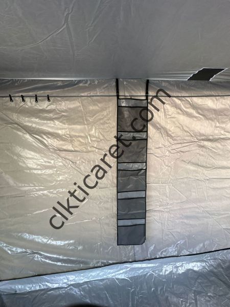 CLK 3x6 Verendalı 40 mm Profil Portatif Katlanır Gazebo Kamp Çadır Yeşil Haki Askeri Yeşil