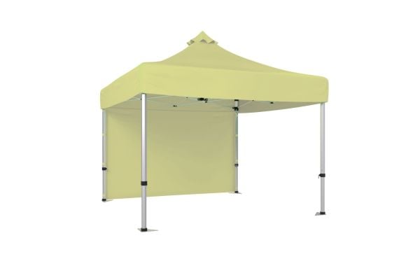 CLK 4x4 Katlanabilir Tente Gazebo Çadır 40mm Çelik Profil Arkası Kapalı