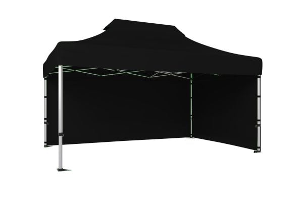 CLK 3x4,5 40mm Alüminyum Katlanabilir Tente Gazebo Çadır 2 Kenar Kapalı