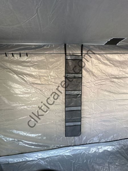 CLK 3x6 Verendalı 30 mm Profil Katlanır Portatif Gazebo Kamp Çadır Antrasit Gri