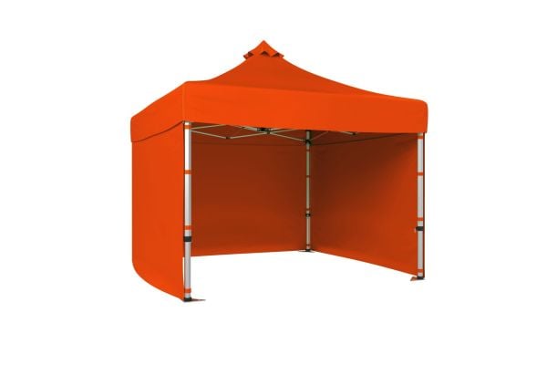 CLK 5x5 52mm Kalın Alüminyum Katlanabilir Tente Gazebo Çadır 3 Kenar Kapalı