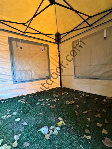CLK 3x4,5 mt Karavan Çadırı Kış Bahçesi 40 mm Alüminyum Profil Portatif Katlanabilir Tente