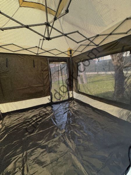 CLK 3x3 Karavan Çadırı Kış Bahçesi Eko 40 mm Çelik Profil Portatif Katlanabilir Tente