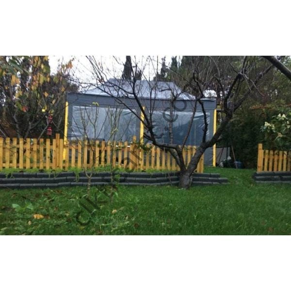 CLK 3x6 mt Karavan Çadırı Kış Bahçesi 40 mm Alüminyum Profil Portatif Katlanabilir Tente