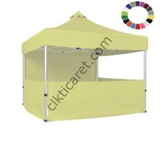 CLK 4x4 40 mm Katlanabilir Tente Gazebo Çadır Gazebo Çadır 1 Tam Duvar 3 Yarım Duvar