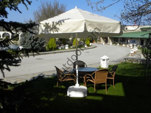CLK 2 mt Mega Yuvarlak Şemsiye Q50 Bahçe Cafe Otel Plaj Havuz Şemsiyeleri
