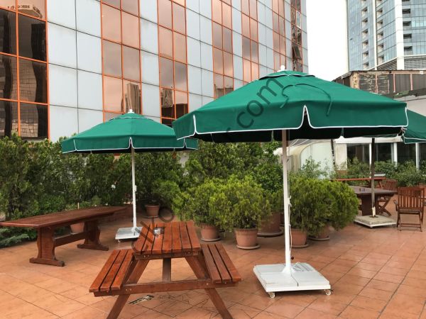 CLK 2 mt Mega Yuvarlak Şemsiye Q50 Bahçe Cafe Otel Plaj Havuz Şemsiyeleri