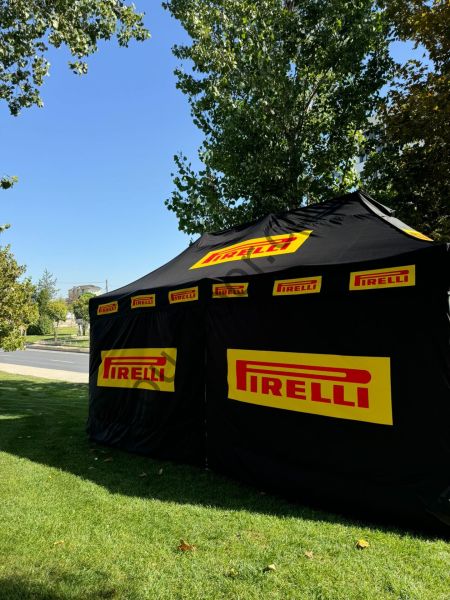 CLK 3x6 mt Tavan Logo Baskılı Gazebo Katlanabilir Tente Stand Tanıtım Fuar Çadırı
