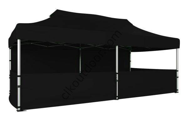 CLK 4x8 40 mm Katlanabilir Tente Gazebo Çadır Gazebo Çadır 1 Tam Duvar 3 Yarım Duvar