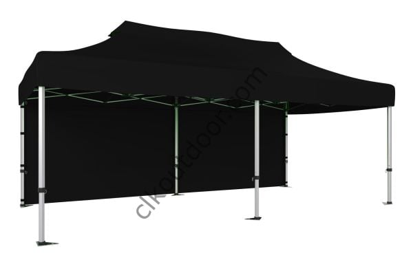CLK 4x8 40 mm Katlanabilir Tente Gazebo Çadır Gazebo Çadır Arkası Kapalı
