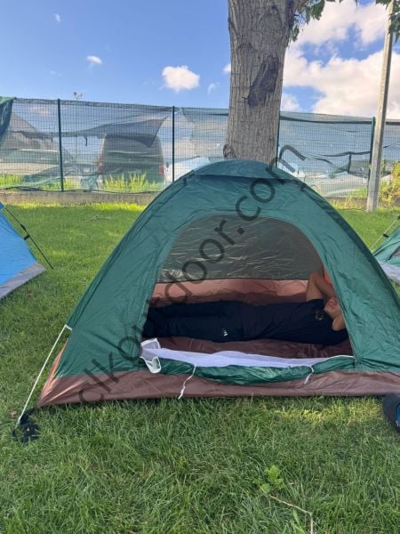 1-2 Kişilik Manuel Pop Up Kamp Çadırı 200x150x110 cm Pratik Kurulum