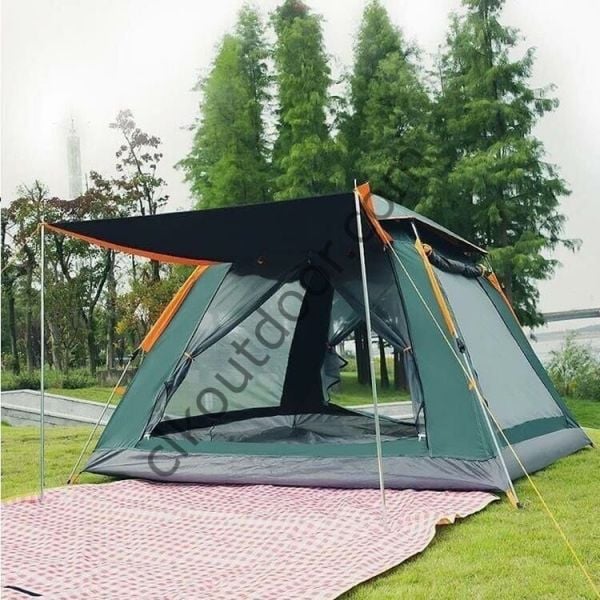 4 Kişilik Otomatik Kamp Çadırı 240x240x160 cm Otomatik Kurulum