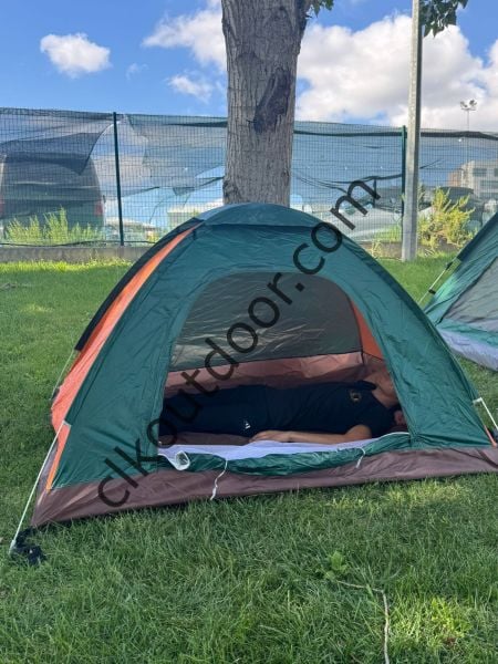 2-3 Kişilik Manuel Pop Up Kamp Çadırı 200x200x130 cm Pratik Kurulum