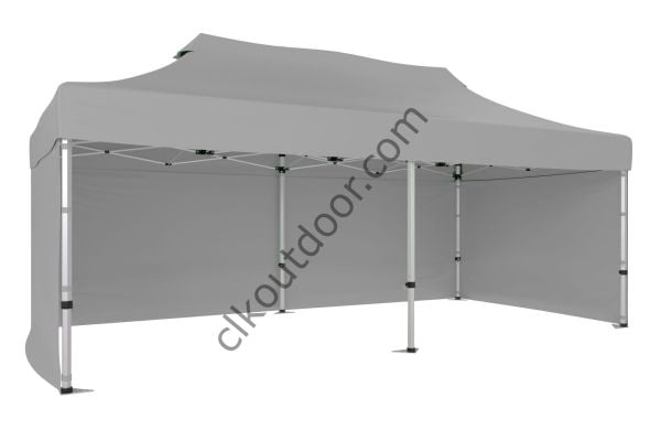 CLK 2x4 mt 40mm Alüminyum Katlanabilir Tente Gazebo Çadır 3 Yan Kapalı