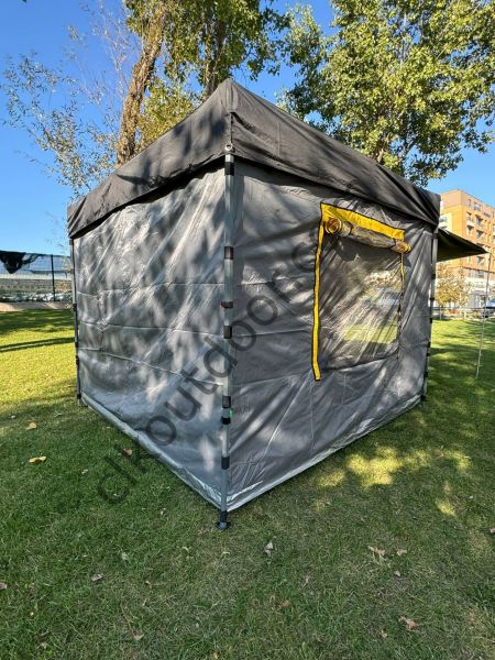 CLK 3x3 Metre 30mm Gazebo Katlanabilir Kamp Çadırı Portatif Tenteli Model Haki Askeri Yeşil