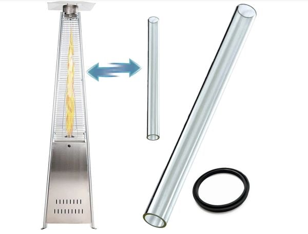 CLK Piramit Soba Camı Tüplü Isıtıcı Yedek Parça