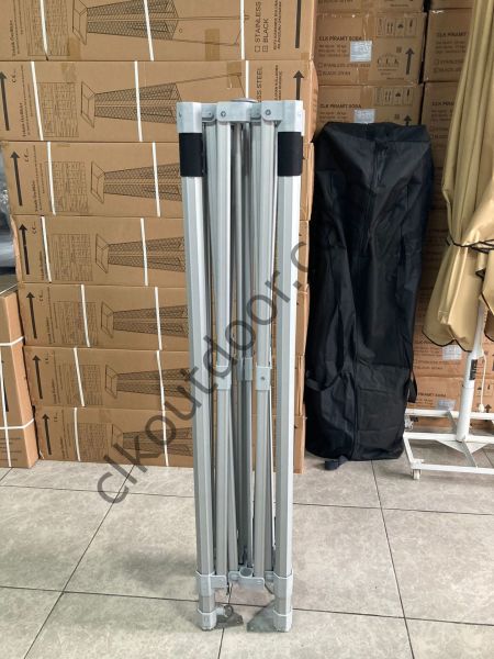 CLK 3x3 52 mm Alüminyum Profil Kış Bahçesi Karavan Çadırı Şeffaf Brandalı Gazebo Katlanır Çadır Portatif Tente Benetton Yeşil