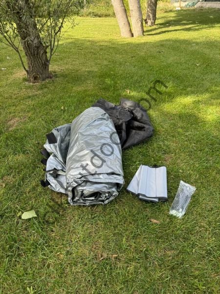 CLK 3x3 40 mm Profil Katlanır Gazebo Portatif  Kamp Çadır Antrasit Gri