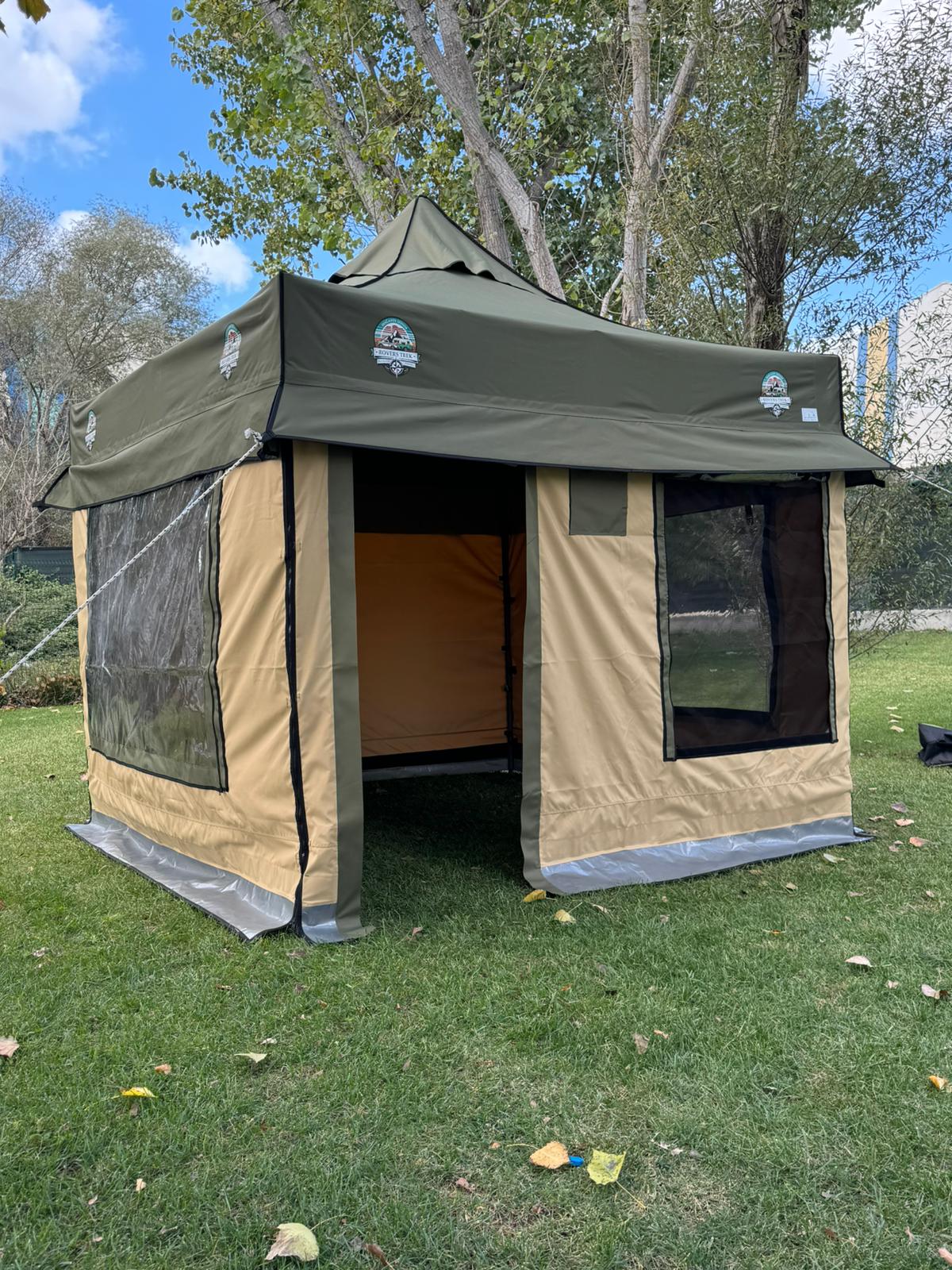 CLK Outdoor Logo Baskılı Gazebo Katlanabilir Kış Bahçesi Portatif Tente