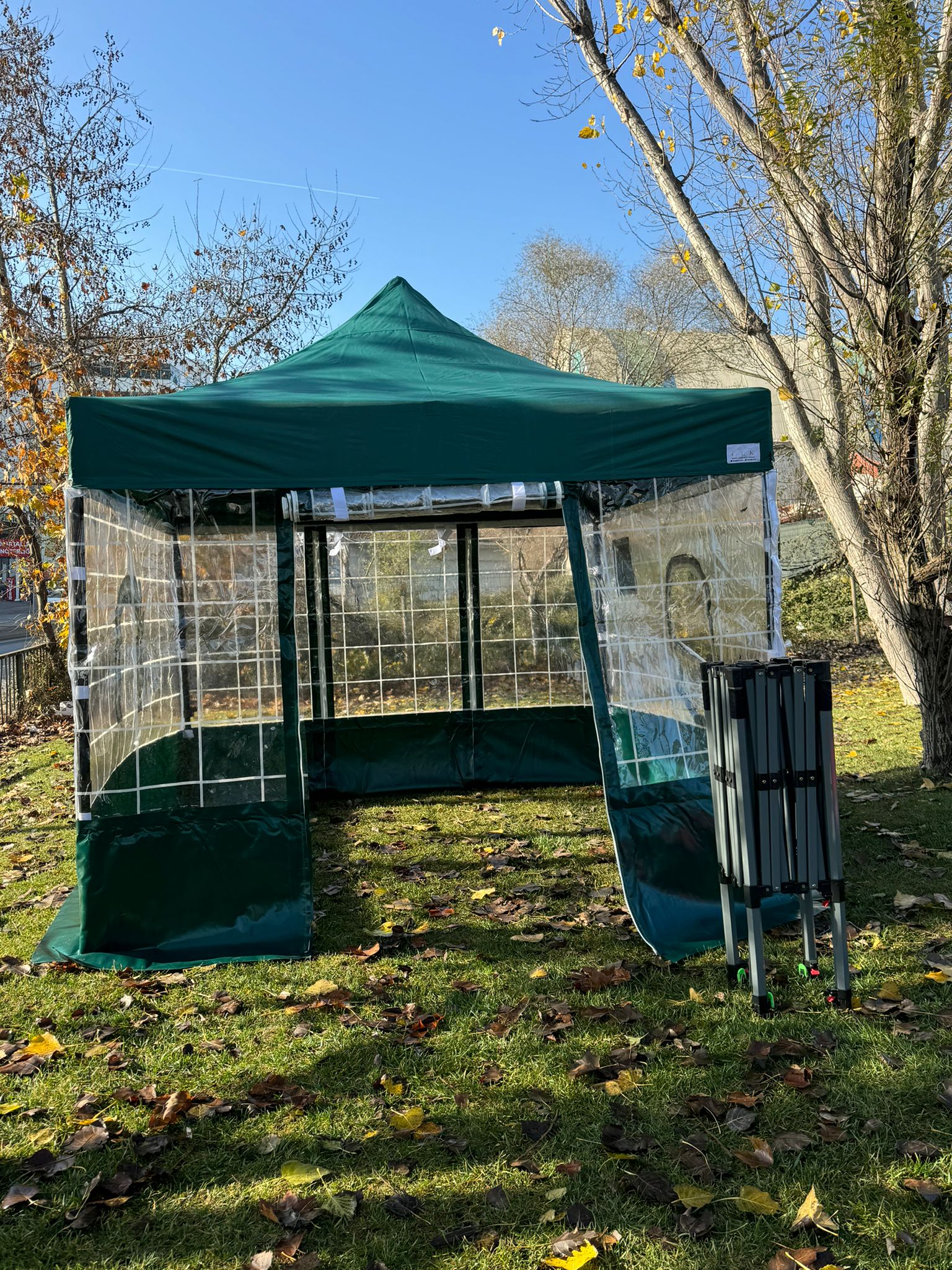 CLK Outdoor Yan Perdeli Şeffaf Kamp Karavan Çadırları