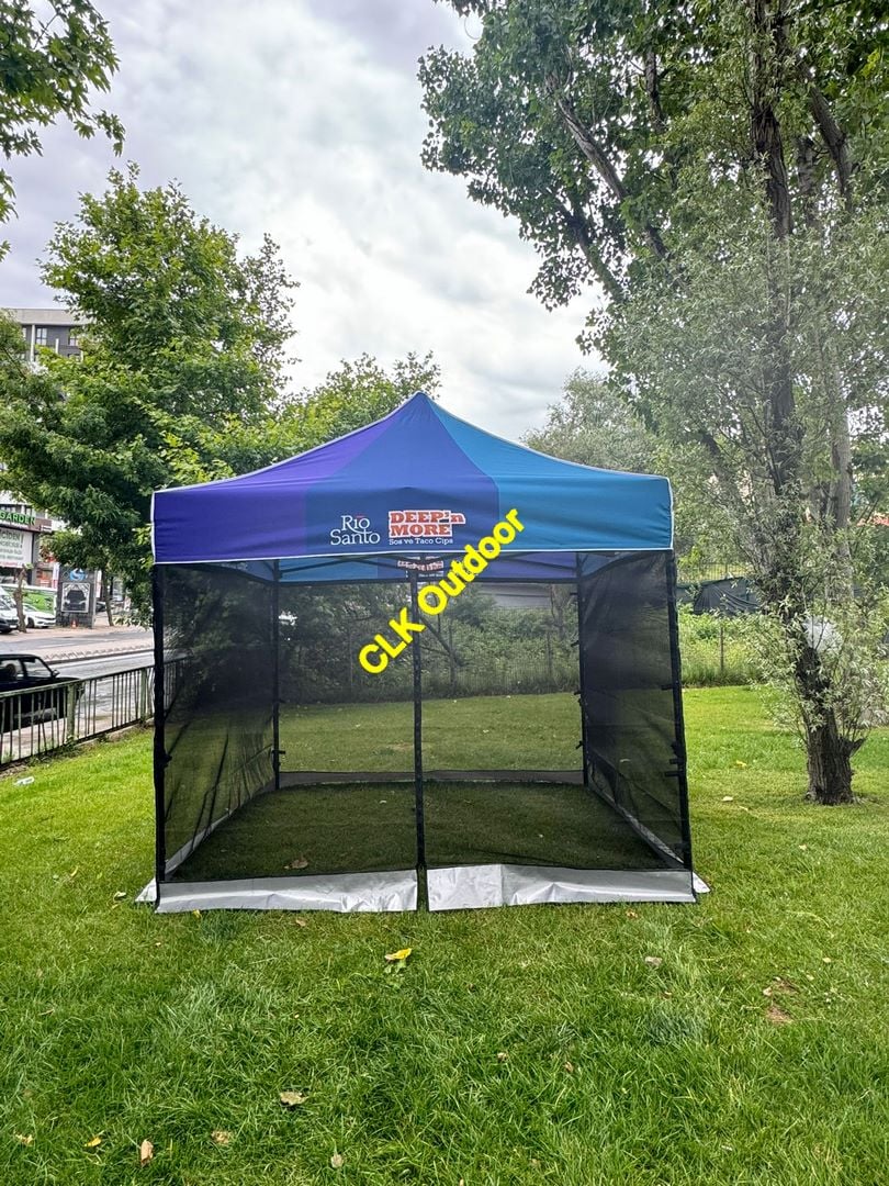 CLK Outdoor Gazebo Katlanabilir Logo Baskılı Çadır Tente
