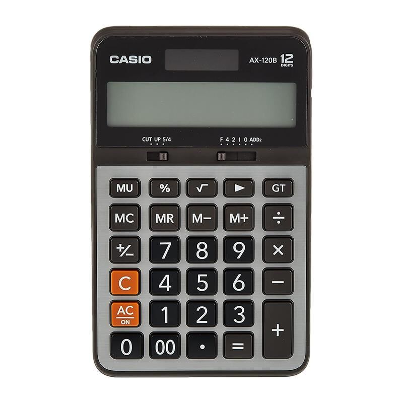 Casio AX-120B Masaüstü Hesap Makinesi 12 Hane