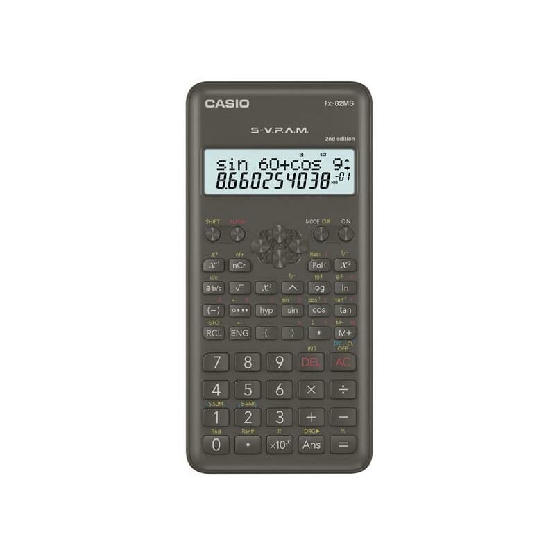 Casio FX-82MS 2.Versiyon 240 Fonksiyonlu Bilimsel Hesap Makinesi