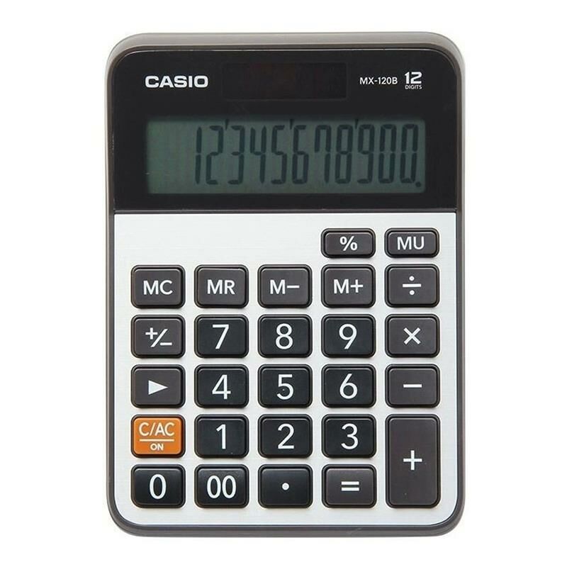 Casio MX-120B Masaüstü Hesap Makinesi 12 Hane