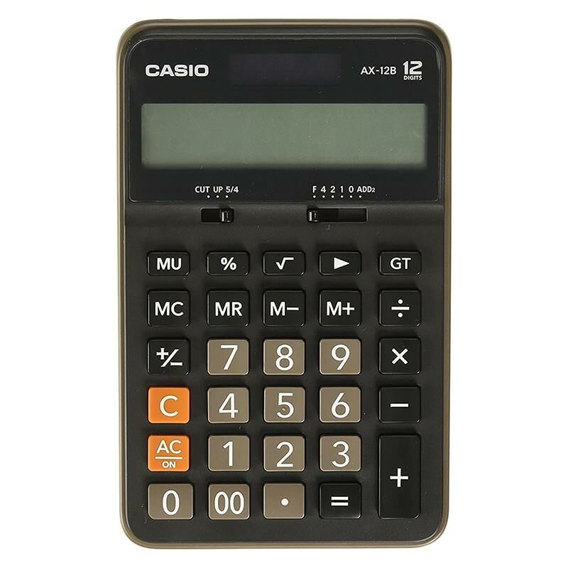 Casio AX-12B Masaüstü Hesap Makinesi 12 Hane