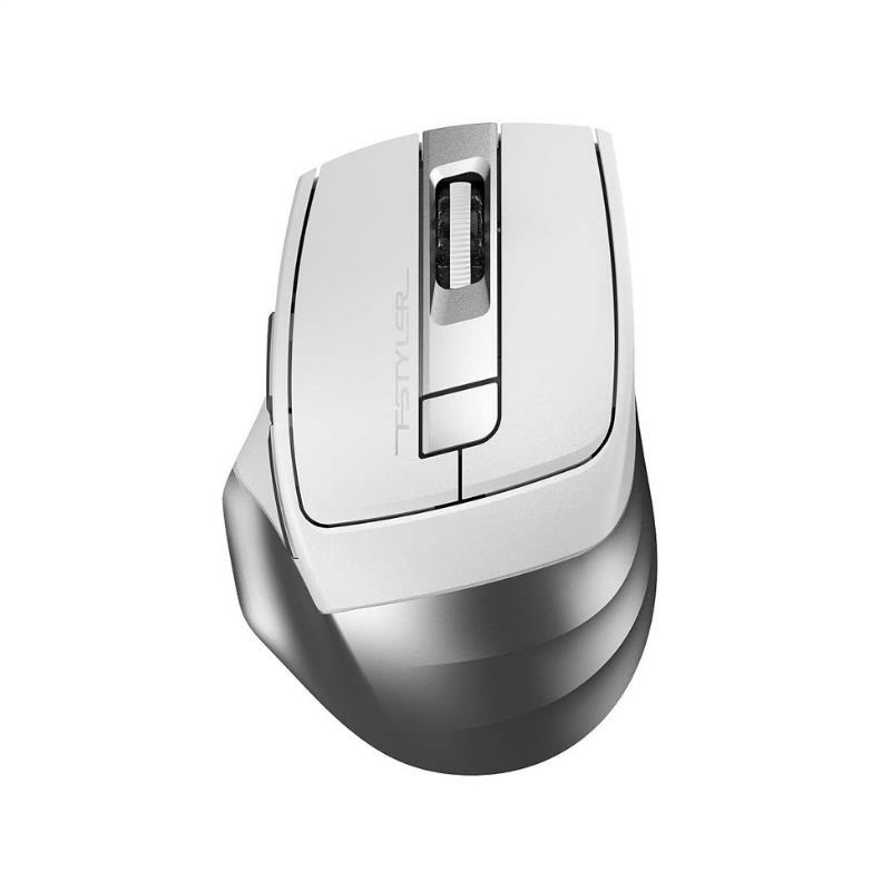 A4 Tech Fb35 Kablosuz Mouse, Beyaz, Bluetooth+2.4G Nano, 2000Dpi