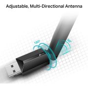 Tp-Link  Kablosuz USB Adaptör AC600 Archer T2U Plus 600 Mbps