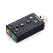 Dark USB Ses Kartı 7.1 Stereo Ses Efektli (Win/Mac Destekli)