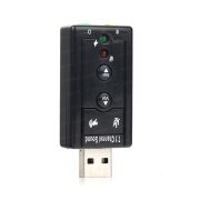 Dark USB Ses Kartı 7.1 Stereo Ses Efektli (Win/Mac Destekli)