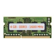 Ntb. Ram Bellek 4GB DDR3 1600 MHz