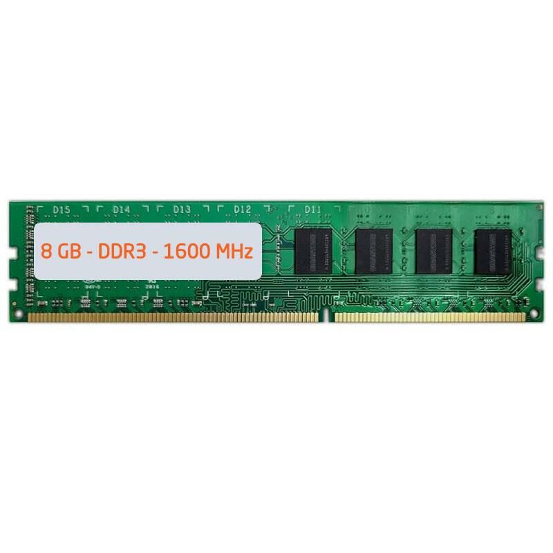 PC Ram Bellek 8GB DDR3 1600 MHz