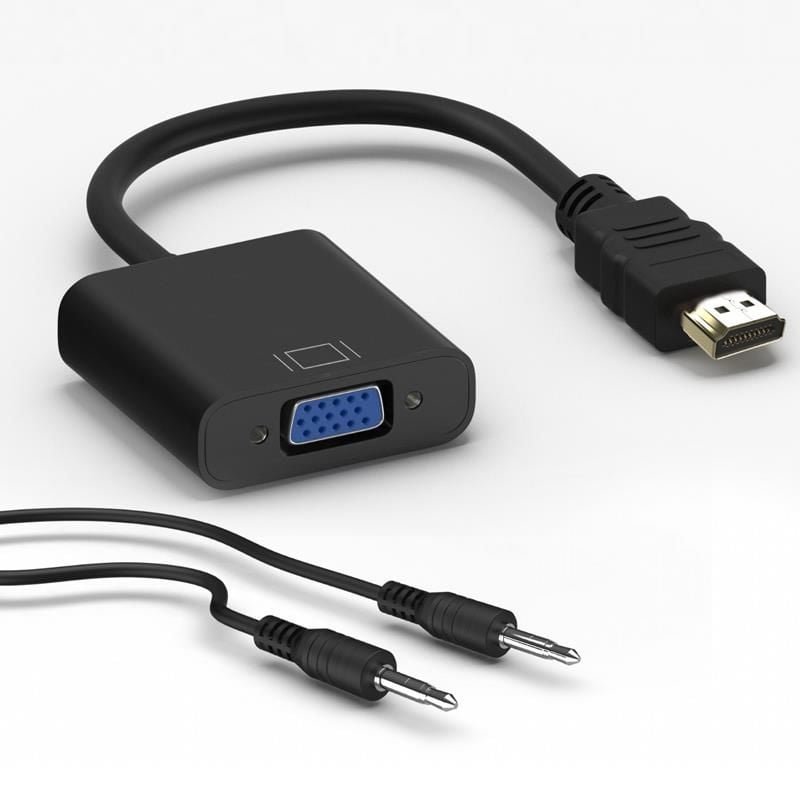 Elitstore HDMI To VGA + Aux Kablo Çevirici