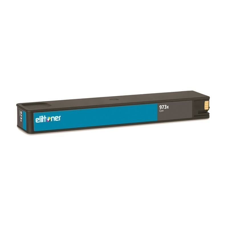 Elittoner HP 973X Pagewide Pro 452, 477, 552, 577 (F6T81AE) Cyan (7K)