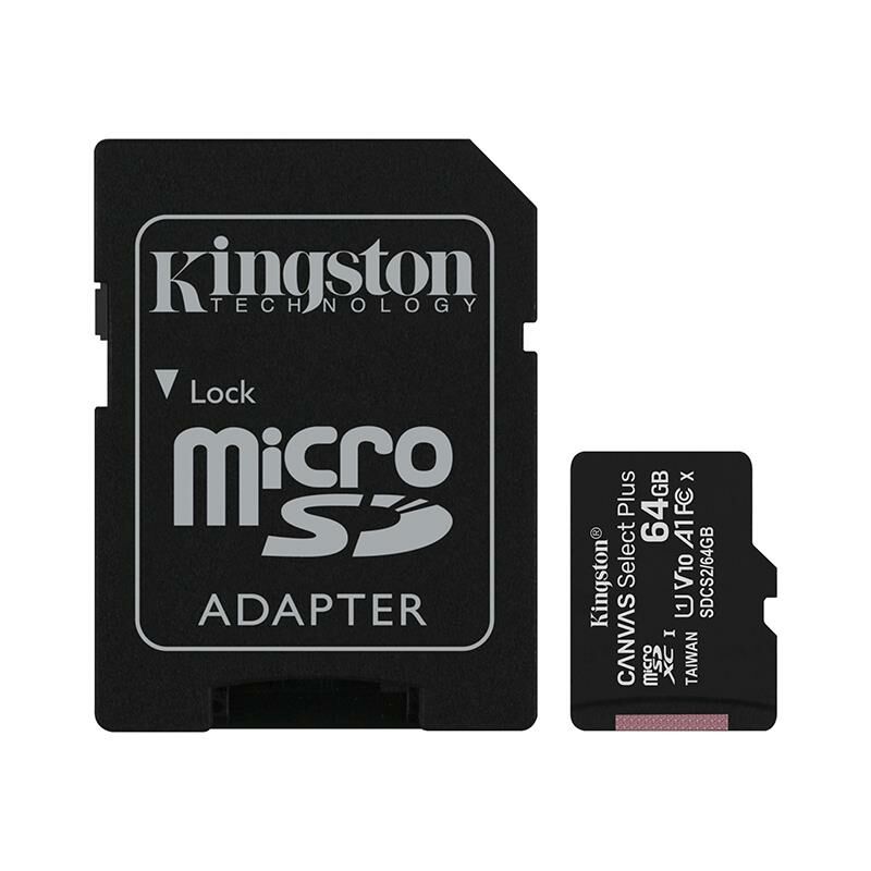 Kingston 64GB Canvas Select Plus Micro SD Kart