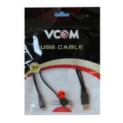 Vcom USB 2.0 to Mini 5Pin Y Kablo 30 cm