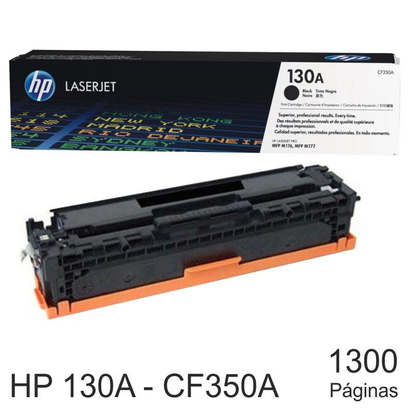 HP 130A (CF350A) Toner Orj. - Pro M176, M177 Black (1.3K)