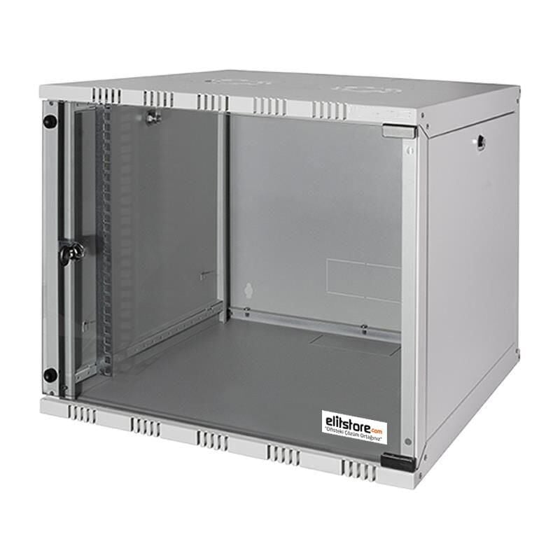 Elitstore 9U Soho Rack Kabin 19 inc W 530mm D 400mm Beyaz