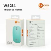 Lenovo Lecoo WS214 Kablosuz Mouse Turkuaz