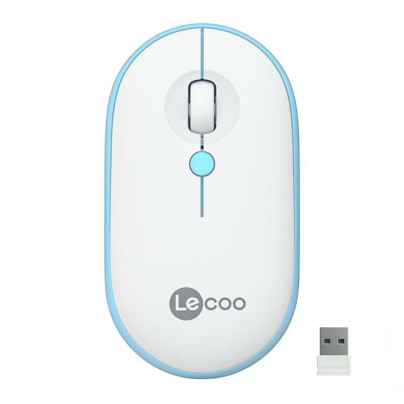 Lenovo Lecoo WS212 Kablosuz Mouse Beyaz & Mavi