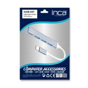 Inca Type-C Girişli 4 Port Usb Çoklayıcı Hub