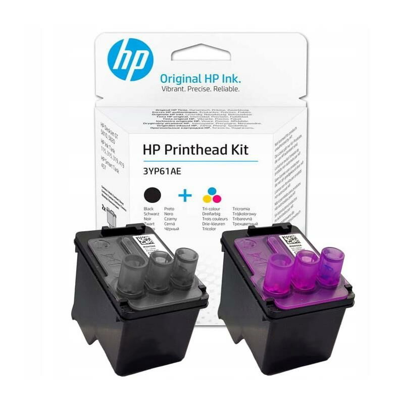 HP 3YP61AE Orijinal Renkli, Siyah Baskı Kafası Kiti