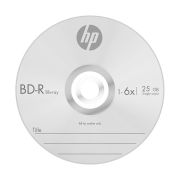 HP Blu-Ray BD-R 6X 25GB 25Li Cake Box (Printable)