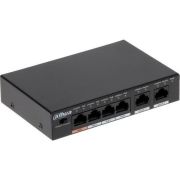 Dahua 6 Port 36W Poe Switch, Yönetilemez - PFS3006-4ET-36