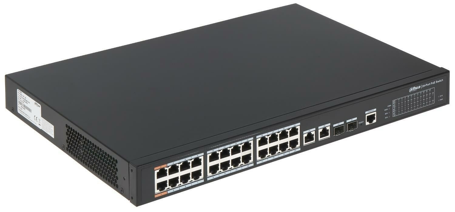 Dahua 16 Port 135W POE 10/100 Switch, Yönetilemez - PFS3218-16ET-135