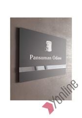 Soft Seri Pansuman Odası Kapı İsimliği