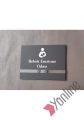 Soft Seri Bebek Emzirme Odası Kapı İsimliği